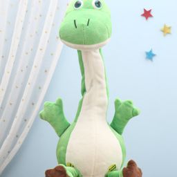 Aarohi Toys Dancing Angry Dino Musical Soft Toy Green - Height 31.5 cm-image-18