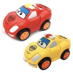 ARCADE TOYS Mini Transforming Converting Car to Robot Friction Powered Push and Go Bump Transformation Toy Car for Kids(Pack of 2) - Colour may vary-13