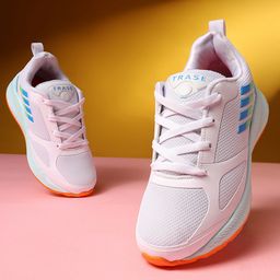 TRASE Colour Blocked Sneakers - White & Sea Green-picture-47