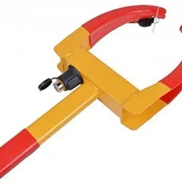 Autosun Universal Yellow Anti Theft Car Wheel Tyre Lock Clamp-14