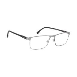 Carrera Silver Rectangular Eye Frames for Men image 3