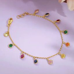 Malabar Gold & Diamonds 22k (916) BIS hallmark Yellow Gold Bracelet for Women-image-33