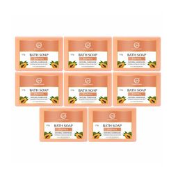 Nuerma Science Set Of 8 Natural Papaya Bath Soap - 125g Each-7