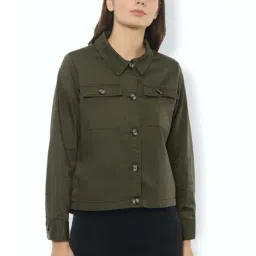 Van Heusen Green Cotton Regular Fit Shirt-picture-38