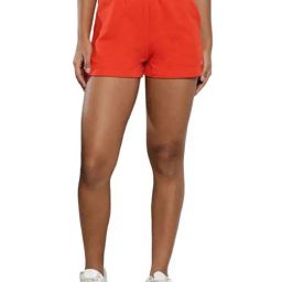 CALVIN KLEIN Fiery Red Cotton Mid Rise Shorts-image-16