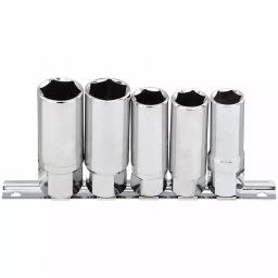 Westward Spark Plug Socket Set 16 mm to 21 mm Steel, 54PR27-2