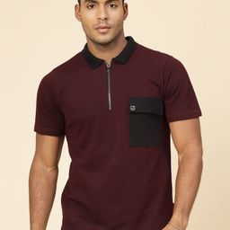 Metronaut Polo Collar Cotton Oversized T-shirt-picture-42