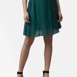 Style Quotient Green Skater Skirt-image-3