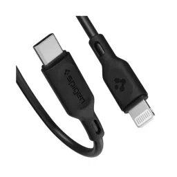 Spigen C10CL Apple MFi Certified USB C to Lightning Charge Sync Cable (0.9M) - Black-32