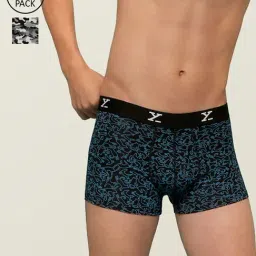 XYXX White & Black Printed Trunks (Pack of 2)-picture-25