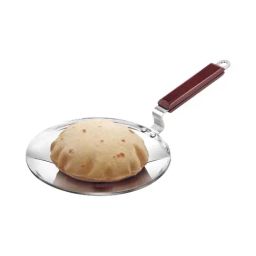Hawkins Silver Stainless Steel 24 cm Gas Compatible Tava With Rosewood Handle - Set of 1-image-30