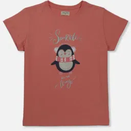 Gini & Jony Kids Orange Printed Top-43