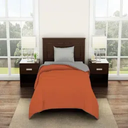 Spaces Essentials Solid Solid Red 144 TC Cotton Single Quilt-image-89