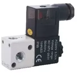 Techno 3V-108 6.35 mm (1/4 inch) 3/2 Way Distr ACting Solenoid Valve-22