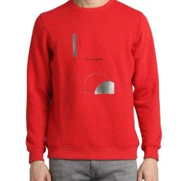 Simon Carter London Red Printed Regular Fit Sweatshirt-10
