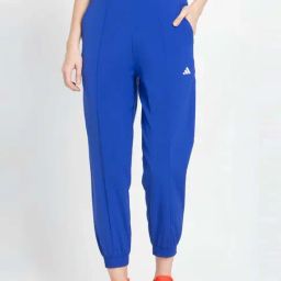 adidas Blue Plain Trackpants-image-45