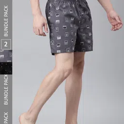 Pepe Jeans Pack Of 2 Printed Anti Roll Pure Cotton Boxers 8904311382027-image-82