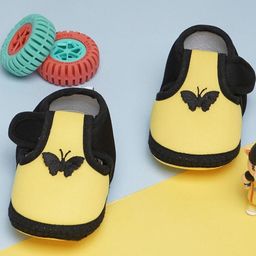 NESKA MODA Yellow Cotton Booties-image-30