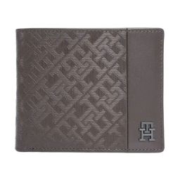 TOMMY HILFIGER Brown Melado Logo Leather Bi-Fold Wallet-picture-43