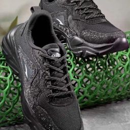 Asian Women's Black Running Shoes-picture-2