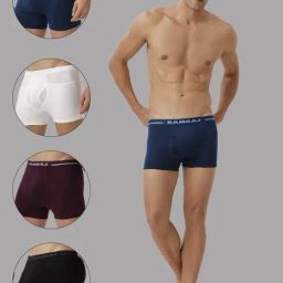 Ramraj Multicolor Solid Trunk (Pack of 4)-picture-0