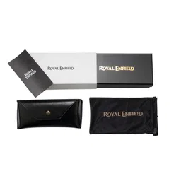 Royal Enfield Men Aviator Sunglasses with Polarised and UV Protected Lens image 2