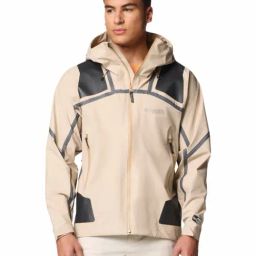 Columbia Mens Beige OutDry Extreme Whistler Peak Shell Rain Jacket-picture-41