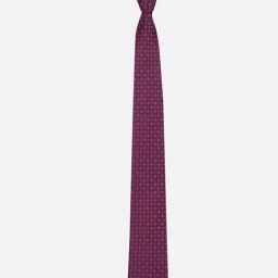 Van Heusen Maroon Polyester Embroidered Tie-picture-12