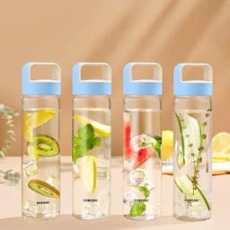 ?Borosil Water Bottle For Hot & Cold Water Set of 4 (Transparent, ?550 ml)-image-43