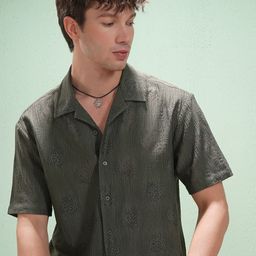 HIGHLANDER Men Comfort Opaque Casual Shirt-picture-12
