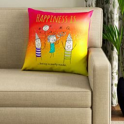 Portico New York Yellow & Red Square 40 cm x 40 cm Cushion-49