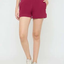 Msecret Wine Straight Fit Printed Shorts-picture-44