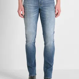 Antony Morato Men Tapered Fit Heavy Fade Mid-Rise Jeans-image-20