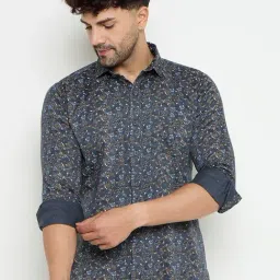 Duke Blue Slim fit Printed Shirt-picture-37
