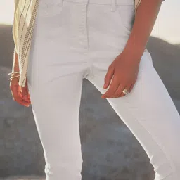 NEXT Women Capri Cropped Stretchable Jeans-image-28