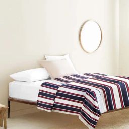 The Baby Atelier Blue & Red Organic Junior Queen Bed Cover-44