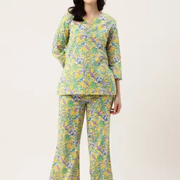 ETC Floral Printed Night Suit-21