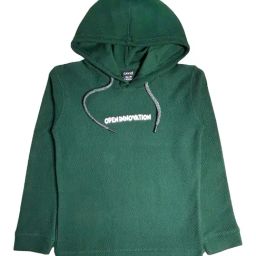 Cavio Kids Dark Green Solid Full Sleeves Sweatshirt-image-34