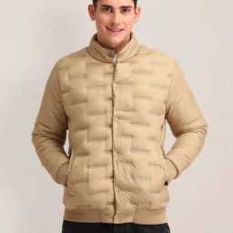 U.S. Polo Assn. Brown Regular Fit Quilted Jacket-image-101