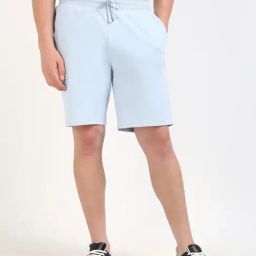 Tommy Hilfiger Breezy Blue Cotton Regular Fit Shorts-picture-41