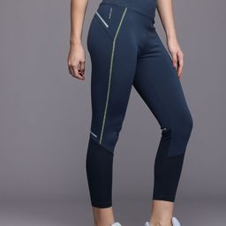 HRX by Hrithik Roshan Women Rapid Dry High Rise Slim Fit Cropped Training Tights-image-35