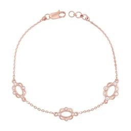 Malabar Gold & Diamonds 18k (750) BIS hallmark Rose Gold Bracelet for Women-image-7