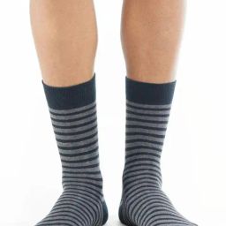 Jockey 7095 Black Compact Stretch Cotton Crew Length Socks with Stay Fresh Treatment-image-39