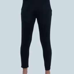 Soie Black Solid Lounge Pants-image-26