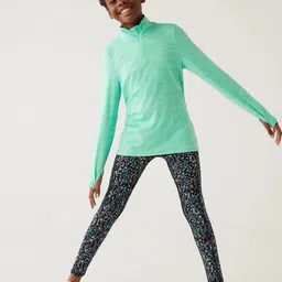 Marks & Spencer Girls High Neck T-Shirt-image-41
