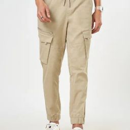 People By Pantaloons Burro Cotton Regular Fit Trackpants-image-64