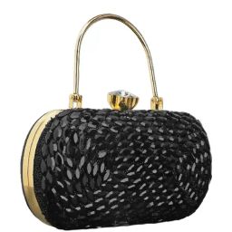 Lavie Luxe Black LX Jewel Frame Clutch-picture-7