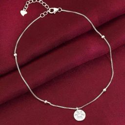 GIVA 925 Sterling Silver Waterlily Charm Anklets For Women-image-94