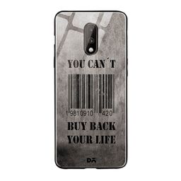 DailyObjects Black & Grey OnePlus 7 Glass Case Cover-picture-27
