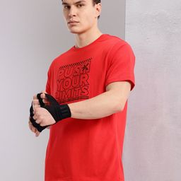 HRX by Hrithik Roshan Men Relaxed Fit Training T-shirt-image-91